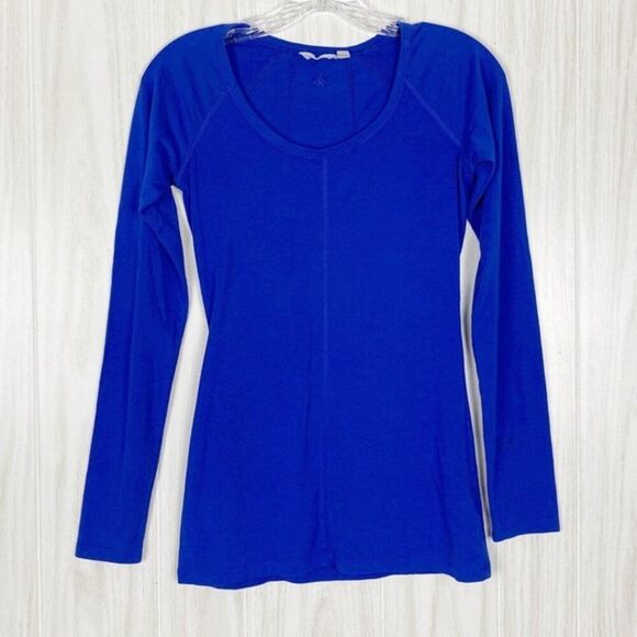 Athleta Tops - Athleta | Cobalt Blue Light Weight Long Sleeve Tee Size XXS